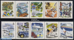 Cayman Islands 1993 Tourism 2x5v [::::], Mint NH, Sport - Transport - Various - Golf - Tennis - Automobiles - Ships An.. - Golf