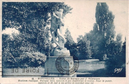 *CPA - 34 - MONTPELLIER - Statue De Marsyas Par J.VILLENEUVE - Vue Pas Courante - Montpellier
