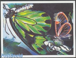 Maldives 2001 Moth S/s, Hypolera Cassotis, Mint NH, Nature - Butterflies - Maldives (1965-...)