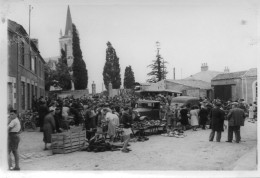 Photographie Photo Vintage Snapshot St Jean Marché Aux Poulets - Places