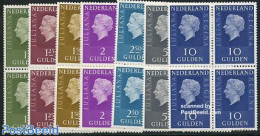 Netherlands 1969 Definitives 7v Blocks Of 4 [+], Mint NH - Ongebruikt