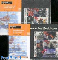 Netherlands 1999 20th Century Presentation Pack 218a+b, Mint NH, Sport - Transport - Skating - Motorcycles - Space Exp.. - Unused Stamps