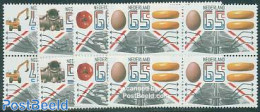 Netherlands 1981 Export Promotion 4v Blocks Of 4 [+], Mint NH, Health - Transport - Various - Food & Drink - Railways .. - Unused Stamps
