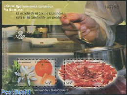 Spain 2014 Gastronomy S/s, Mint NH, Health - Nature - Food & Drink - Flowers & Plants - Nuevos