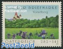 Austria 2014 Stamp Day 1v, Voralberg, Mint NH, Nature - Flowers & Plants - Stamp Day - Unused Stamps