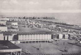 LIDO DI OSTIA-ROMA-SPIAGGIA VEDUTA  PARZIALE-CARTOLINA VERA FOTOGRAFIA- VIAGGIATA IL 21-8-1959 - Sonstige & Ohne Zuordnung