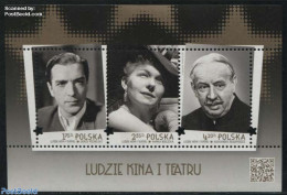 Poland 2015 Film & Theatre Stars S/s, Mint NH, Performance Art - Movie Stars - Theatre - Unused Stamps