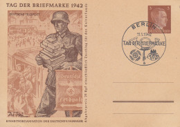 Dt. Reich Mi.Nr. P 308b/02 Sonderpostkarte Tag Der Briefmarken 1942 Dt. Feldpost - Sonstige & Ohne Zuordnung