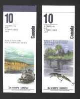 Canada 1992 & 1994 MNH Rivers SB155 & SB 185 Booklets - Neufs