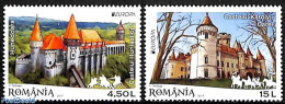 Romania 2017 Europa, Castles 2v, Mint NH, History - Europa (cept) - Art - Castles & Fortifications - Neufs