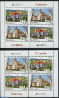 Romania 2017 Europa, Castles 2 S/s, Mint NH, History - Europa (cept) - Art - Castles & Fortifications - Neufs