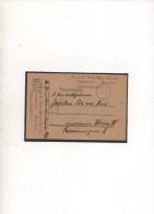 AUTRICHE-HONGRIE,1916, K,U,K,BAR,RES,SPITAL ,SZATMAR,NEMETI, VIA WIEN - Covers & Documents