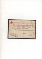 AUTRICHE-HONGRIE,1915,  CORRESPONDANCE PRISONNIER DE GUERRE ,ROTES KREUZ, WIEN,  CENSURE - Cartas & Documentos