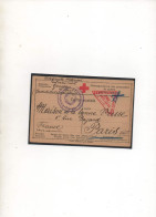 AUTRICHE-HONGRIE,1916,  CORRESPONDANCE PRISONNIER DE GUERRE,GROSSAU ,VIA FRANCE, CENSURES - Brieven En Documenten