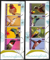 Antigua & Barbuda 2014 Hummingbirds 8v (2 M/s), Mint NH, Nature - Birds - Antigua En Barbuda (1981-...)