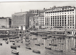 NAPOLI-BORGO MARINARO E ALBERGHI-CARTOLINA VERA FOTOGRAFIA- VIAGGIATA IL 11-10-1959 - Napoli (Naples)