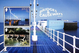 Jersey 2018 Europa, Bridges S/s, Mint NH, History - Europa (cept) - Art - Bridges And Tunnels - Brücken