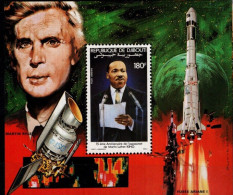 Djibouti  Space Espace Nobel Martin Luther KING MNH - Africa