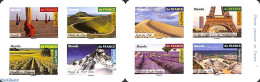 France 2018 Tourism 8v S-a In Booklet, Mint NH, Nature - Sport - Various - Wine & Winery - Mountains & Mountain Climbi.. - Nuovi