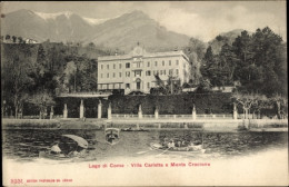 CPA Lago Di Como Lombardia, Villa Carlotta, Monte Crocione - Andere & Zonder Classificatie