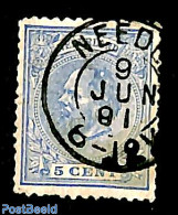 Netherlands, Kleinrond Cancellations 1891 Kleinrond NEEDE On NVPH No. 19, Used - Sonstige & Ohne Zuordnung