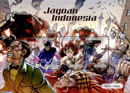 Indonesia 2019 Jagoan, Comics S/s, Mint NH, Art - Comics (except Disney) - Bandes Dessinées