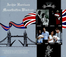 Liberia 2019 Archie Harrison Mountbatten-Windsor 4v M/s, Mint NH, History - Kings & Queens (Royalty) - Familles Royales