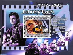 Guinea, Republic 2007 Johnny Cash S/s, Mint NH, Performance Art - Music - Popular Music - Music