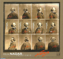 France 2020 Felix Nadar 12v M/s, Mint NH, Performance Art - Film - Unused Stamps