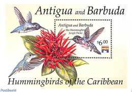 Antigua & Barbuda 1992 Bee Hummingbird S/s, Mint NH, Nature - Birds - Hummingbirds - Antigua Et Barbuda (1981-...)