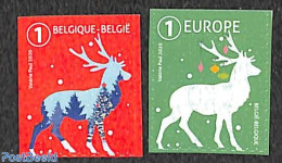 Belgium 2020 Christmas 2v S-a, From Booklet, Mint NH, Religion - Christmas - Neufs