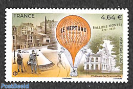 France 2020 Ballons Montés 1870-2020 1v, Mint NH, Transport - Balloons - Ungebraucht