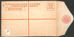 Australia, New South Wales 1893 Registered Envelope 3d, 152x96mm, Unused Postal Stationary - Other & Unclassified