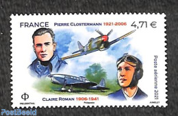 France 2021 Closterman/Roman 1v, Mint NH, Transport - Aircraft & Aviation - Ungebraucht