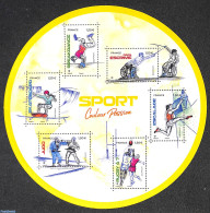 France 2021 Sport 6v M/s, Mint NH, Health - Sport - Disabled Persons - Fencing - Fun Sports - Judo - Rugby - Sport (ot.. - Ongebruikt