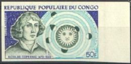 Congo Brazaville 1973, Copernicus, 1val IMPERFORATED - Afrika