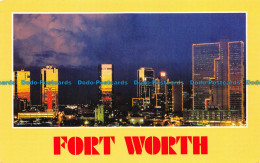 R063680 Fort Worth. Texas. By Night. Mike Roberts. 1987 - Monde