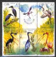 Cuba 2020 Wetland Birds 5v+tab [++], Mint NH, Nature - Birds - Flamingo - Unused Stamps