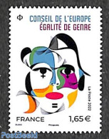 France 2022 European Council 1v, Mint NH, History - Europa Hang-on Issues - Nuevos