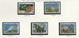 Grece N° 1660 à 1664 ** Series A  Et B Animaux Et Plantes Microscopiques - Unused Stamps