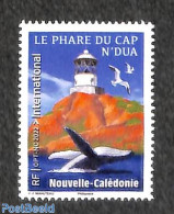 New Caledonia 2022 Cap N'Dua Lighthouse 1v, Mint NH, Nature - Various - Birds - Sea Mammals - Lighthouses & Safety At .. - Unused Stamps