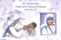Malta 2022 Mother Theresa S/s, Mint NH, History - Religion - Nobel Prize Winners - Religion - Premio Nobel