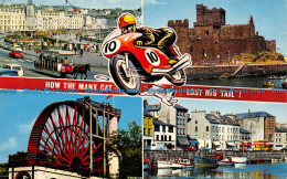 R064246 How The Manx Cat Lost His Tail. Douglas. Multi View. Bamforth. Color Glo - World