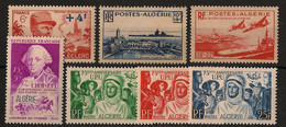 ALGERIE - Année Complète 1949 - N°YT. 272 à 278 - Complet - 7 Valeurs - Neuf Luxe ** / MNH / Postfrisch - Annate Complete