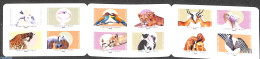 France 2023 Friendly Animals 12v S-a In Booklet, Mint NH, Nature - Animals (others & Mixed) - Birds - Cat Family - Cat.. - Unused Stamps