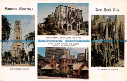 R063694 Famous Churches. New York City. Multi View. Alfred Mainzer. Dexter - World