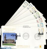 Netherlands 1991 Cour De Justice 7v FDC, Mint NH - Unused Stamps