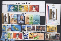 Netherlands Antilles 1987 Yearset 1987 (23v+2s/s), Unused (hinged), Various - Yearsets (by Country) - Unclassified