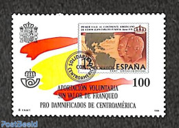 Spain 1998 Hurricane Mitch Relief, Voluntary Stamp (not Valid For Postage), Mint NH, History - Various - Stamps On Sta.. - Ungebraucht