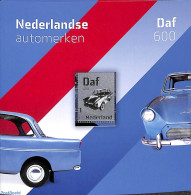 Netherlands - Personal Stamps TNT/PNL 2023 Daf 600, Silver Stamp In Special Pack, Mint NH, Transport - Automobiles - Autos